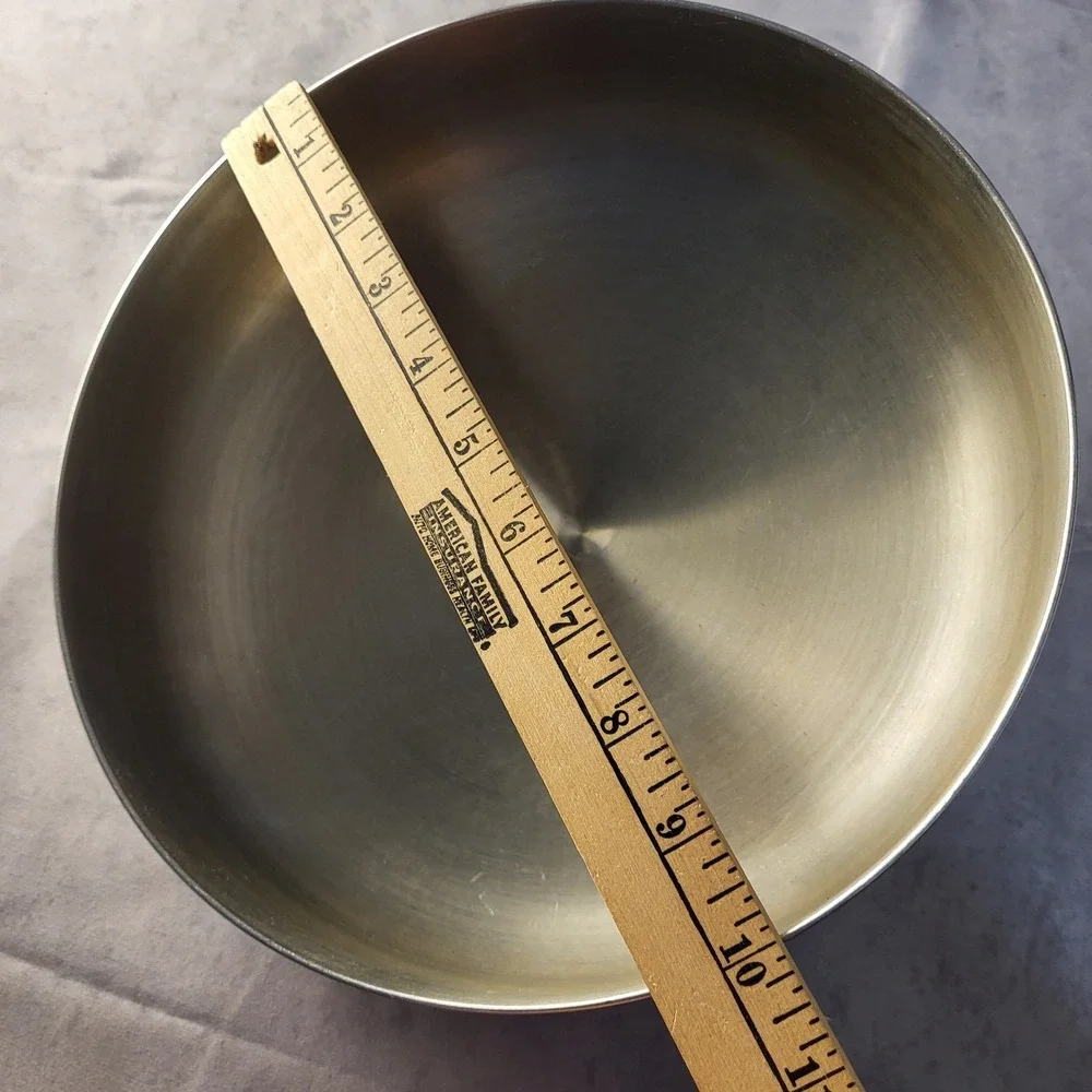 Vintage MCM American Stainless Steel 10